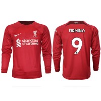 Dres Liverpool Roberto Firmino #9 Domaci 2022-23 Dugi Rukav